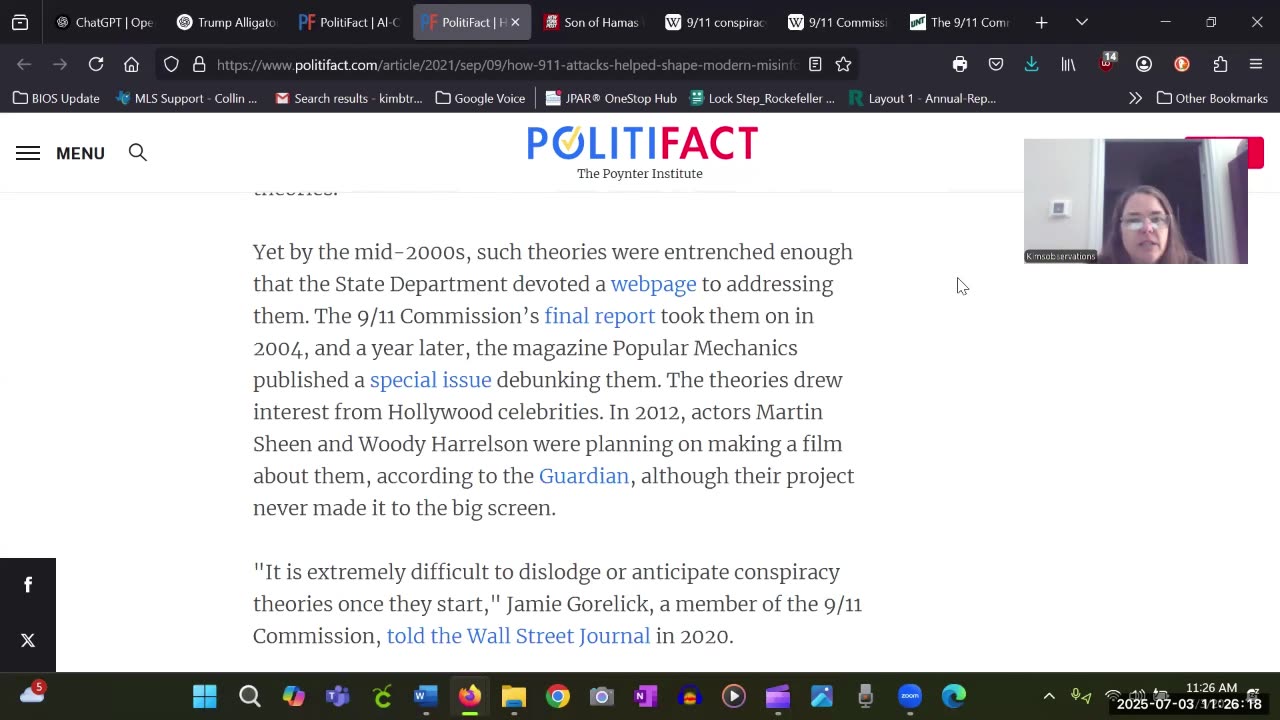 V 1 9/11 Conspiracy Theories