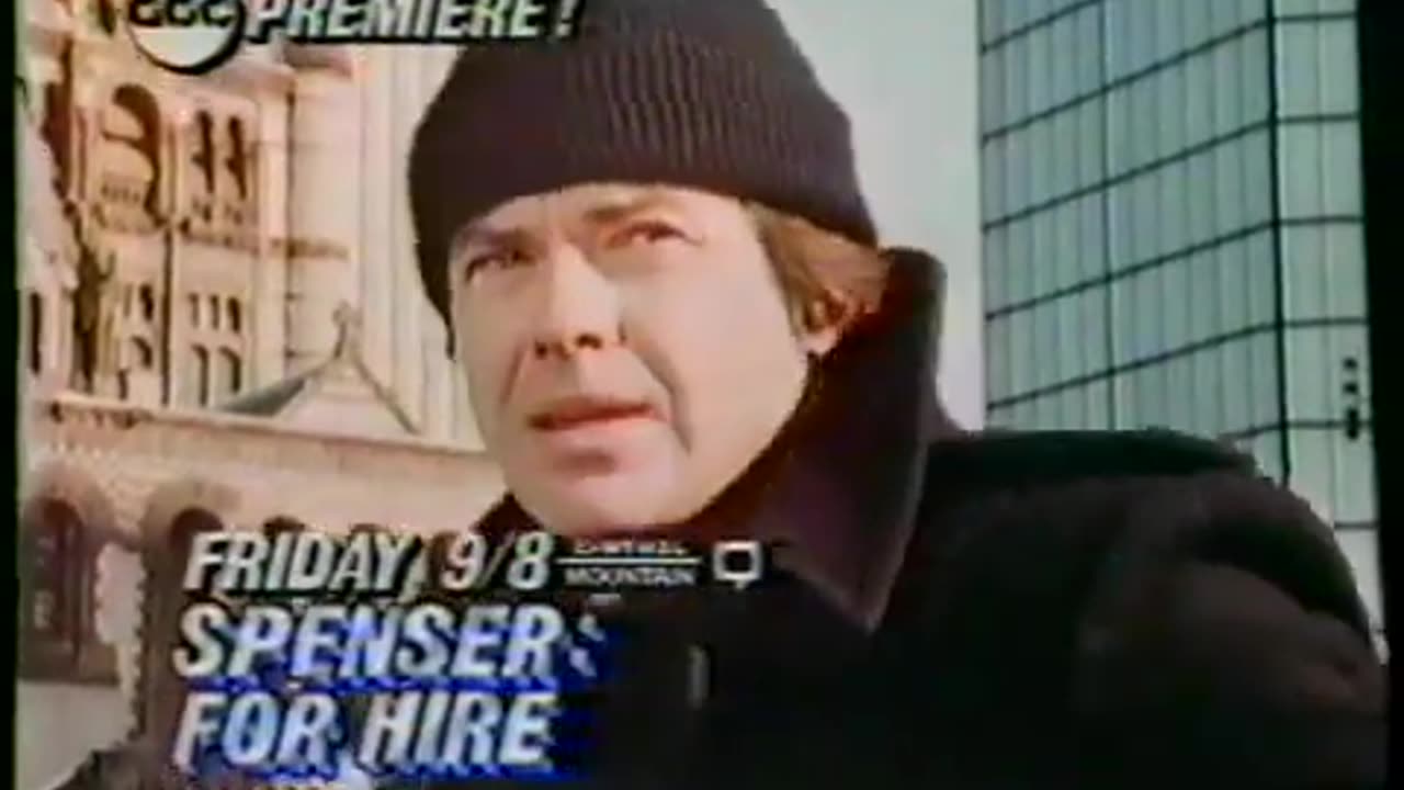 September 18, 1985 - Promo for Premiere of 'Spenser: For Hire'