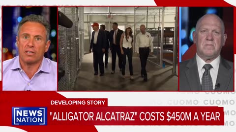 Watch As Chris Cuomo's Gotcha Question For Tom Homan About 'Alligator Alcatraz' Backfires