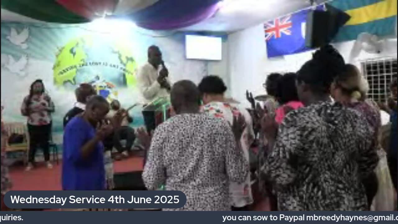 Wednesday Service 4th June 2025