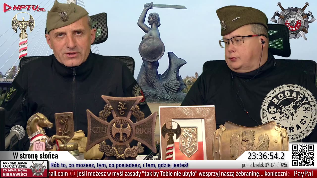 W stronę słońca! Pon. 7.4.2025r. W. Olszański, M. Osadowski Rodacy Kamraci NPTV.pl