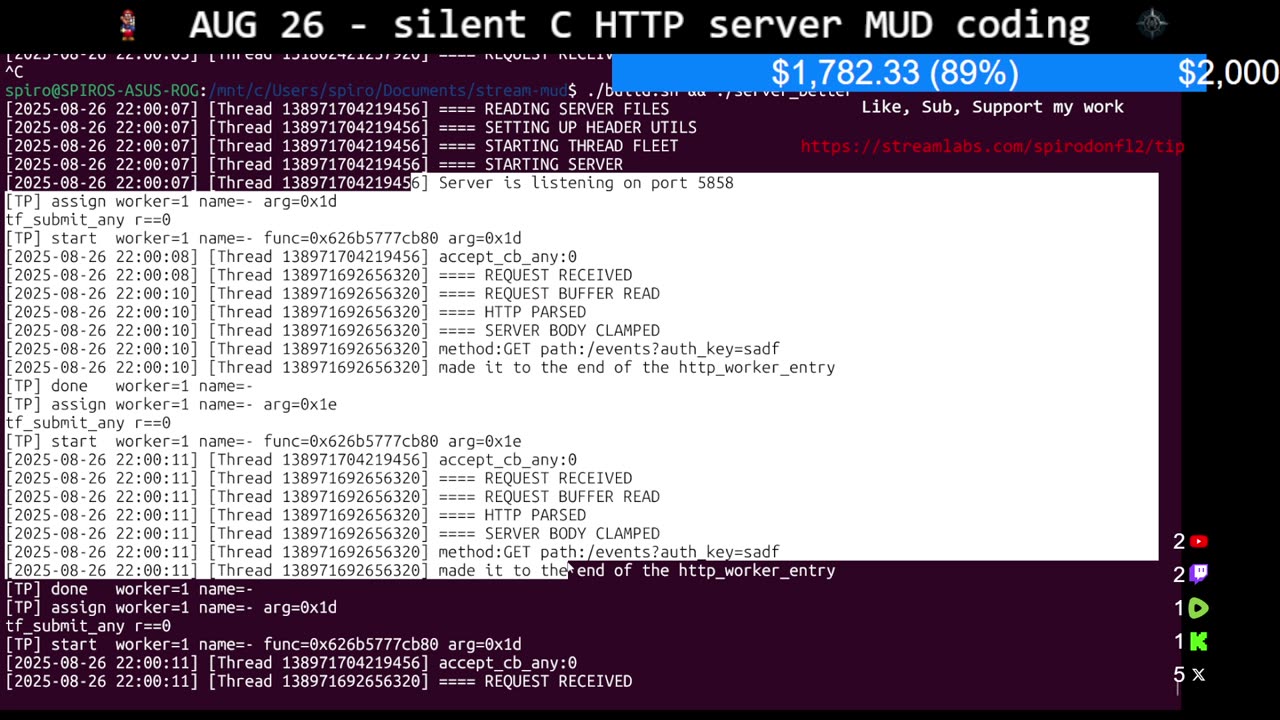 silent c/http server/MUD coding until I get a job for my family