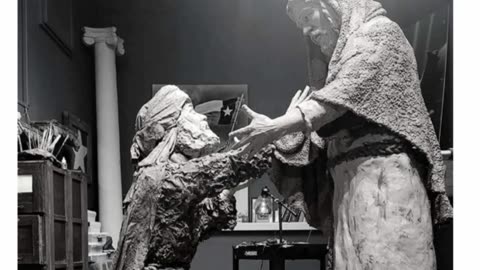 Jesus Heals: Powerful Sculpture at Cancer Center!