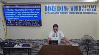 The False Prophets prophesy the deceit of their heart - Jeremiah 14 (Baptist Preaching - Ph)