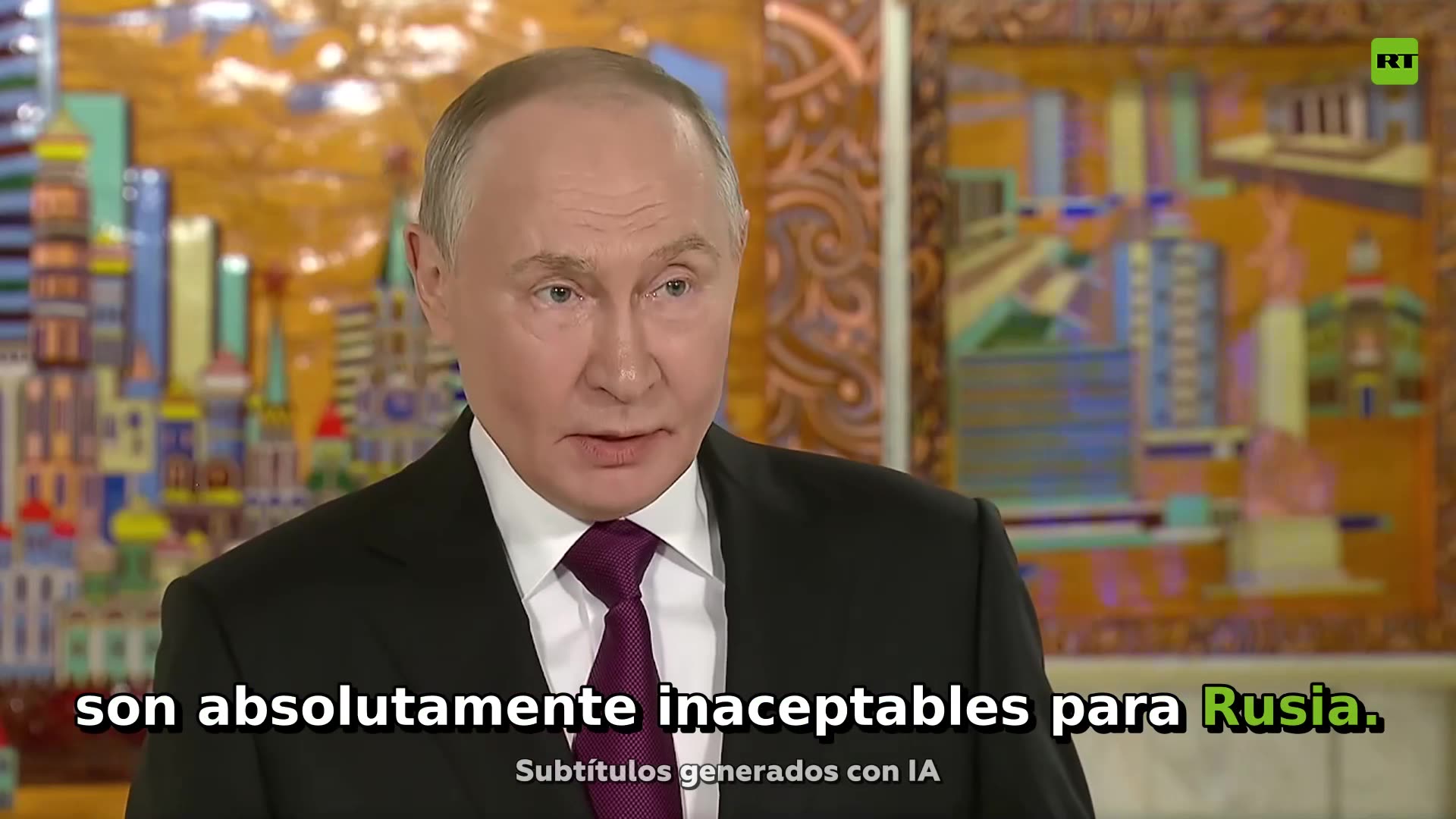 Putin: Europa tiene el objetivo de bloquear el proceso de paz