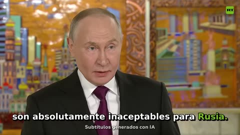 Putin: Europa tiene el objetivo de bloquear el proceso de paz
