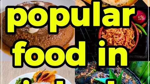 Most popular Food in Sir Lanka