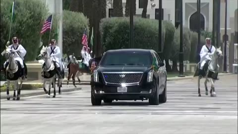 President Trump Greeted with Royalty by Saudi Crown Prince Mohammed bin Salman