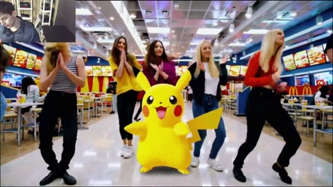 Outtake #1,222 Of Pikachu The Pokemon Dancing With Women At A McDonald's Restaurant Fake Funny Video