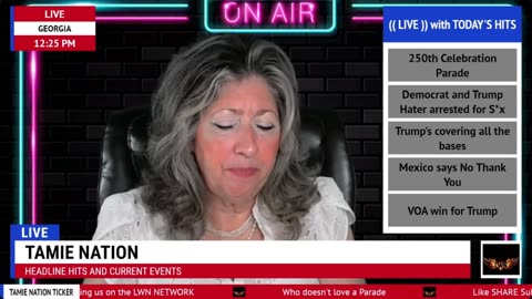 ((LIVE)) Parade 250th Celebration Dem arrested child s*x trafficking Mexico Says NO thank you