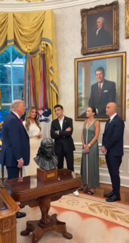 Edan Alexander who was a hostage by the hands of Hamas came to the White House today