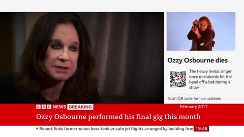 Ozzy Osbourne dies aged 76