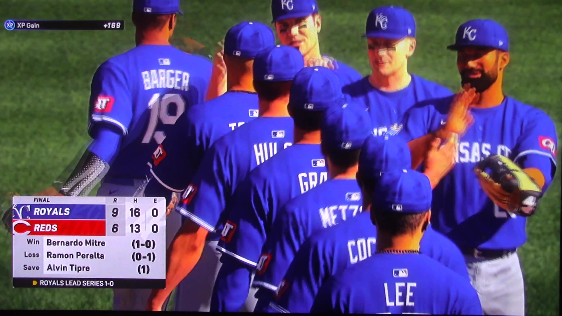 MLB The Show: Kansas City Royals vs Cincinnati Reds (S20 G4)