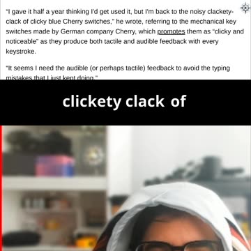 Linus Torvalds crawls back to a mechanical keyboard