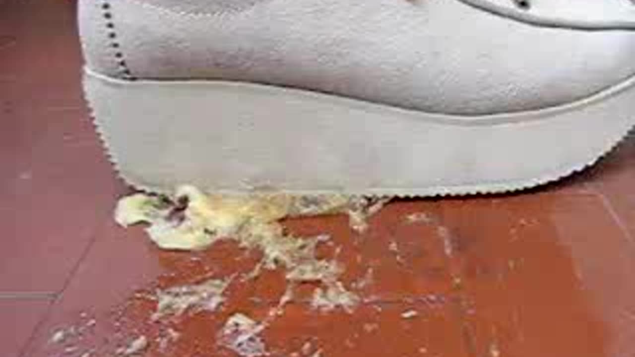 Banana Crushed Under Sneakers