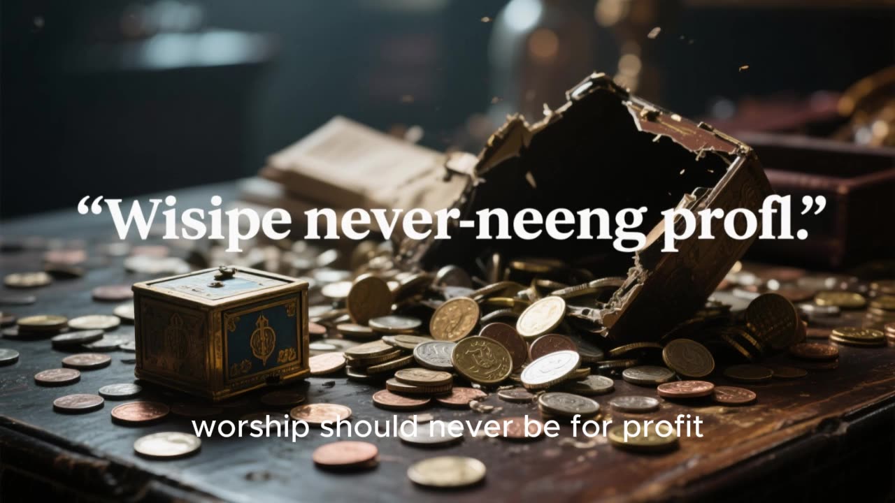 Jesus clearing the temple