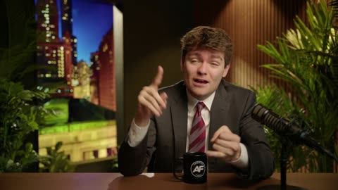 Nick Fuentes on the Trump roof slop