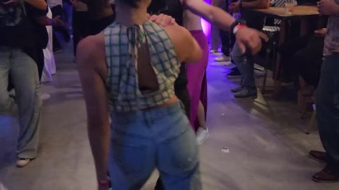 LAST NIGHT BACHATA NIGHT AT JOLIET WITH NICOLE GIL, PLAYA VISTA, CA.