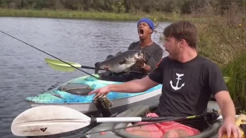 Big Fish. Tiny Boat. No Fear.