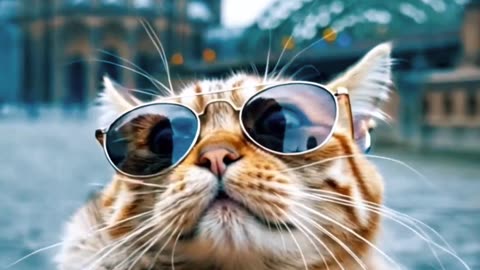 Globe-Trotting Cat 🌍✈️ | Meet the Fearless Feline Exploring the World!