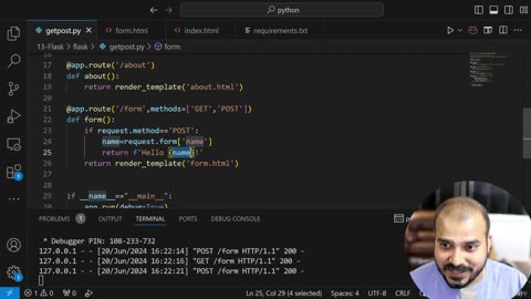 16.4 Working With HTTP Verbs Get And Post Krish Naik ML