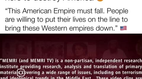 "The American Empire must Fall...