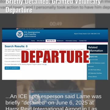 Fact Check: Khaby Lame NOT Arrested Or Deported By ICE -- Briefly Detained, Voluntary Departure