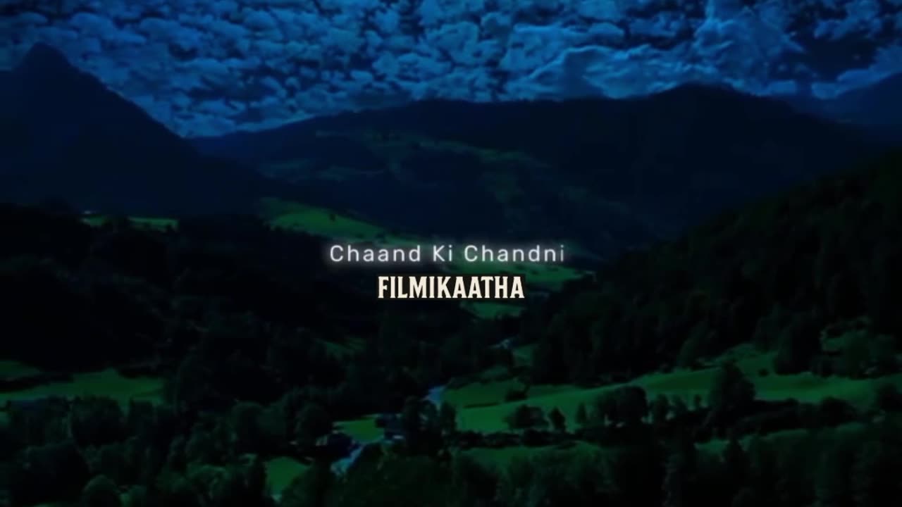 Chand ki chandini...