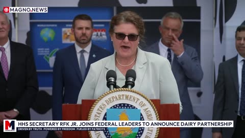 🇺🇸 HHS Secretary RFK Jr. Unites Health & Agriculture Under MAHA Agenda in Major Dairy Reform [LIVE]