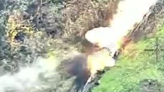 Drone Strike Sets Off Rocketts Inside Russian Heavy MRLS