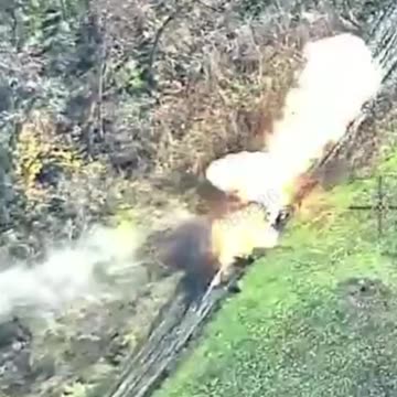 Drone Strike Sets Off Rocketts Inside Russian Heavy MRLS