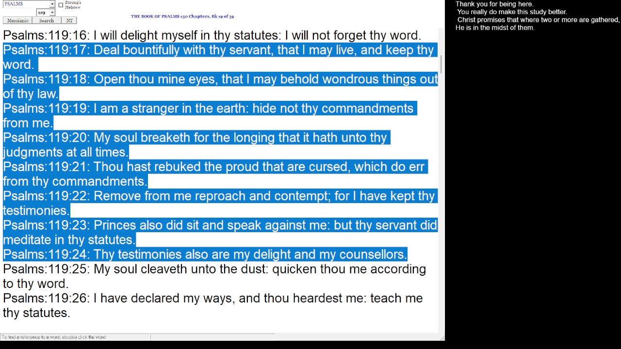 Psalm 119:17-24