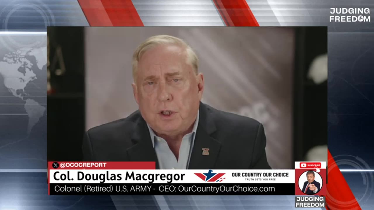 COL. Douglas Macgregor : Does Netanyahu have unconditional backing by the US?
