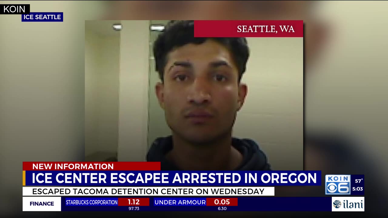 Tacoma ICE detainee escapes, arrested in Beaverton