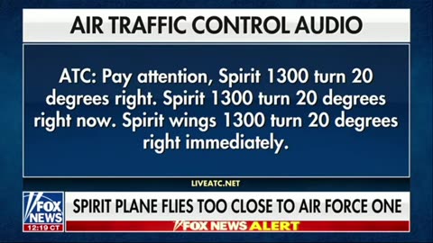 Spirit Airlines flight gets too close to Air Force One on Tuesday