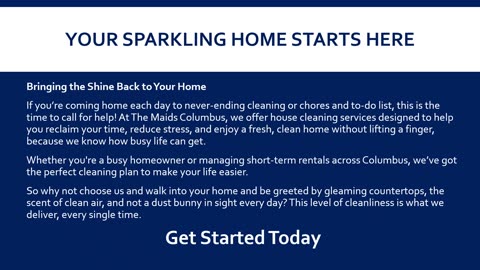 House Cleaning Columbus Ohio