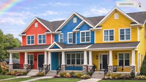 Colorful Homes, Peaceful Lives | रंग-बिरंगे घर, शांतिपूर्ण जीवन | मन का मंदिर | हैपी हाउस |