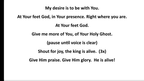 Shout for Joy gospel song lyrics video