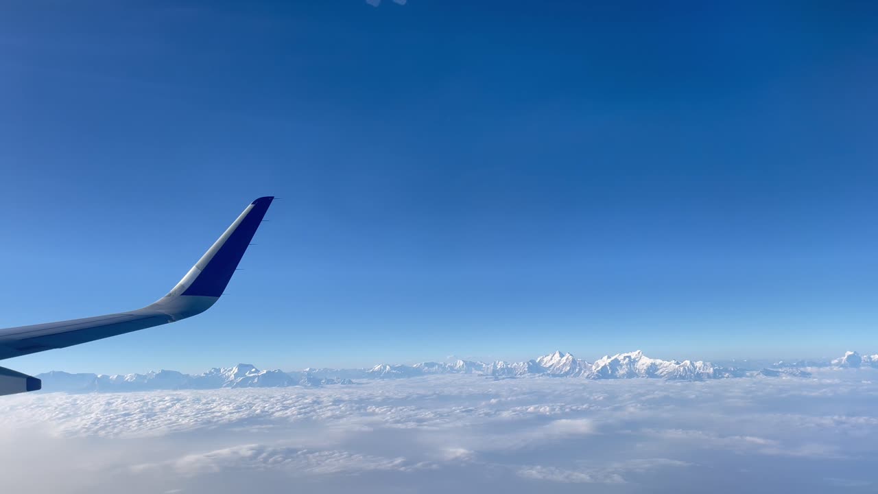 Beautiful Mountain view by airplane ✈️ Takeoff from KTM to DUBAI