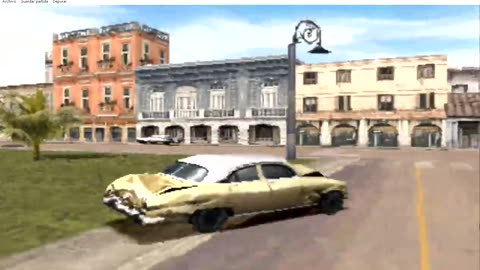 High speed chase of a 1952 Chevrolet Styleline Deluxe in Havana Cuba in the game Driver 2 - Part 2
