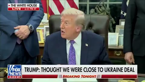 TRUMP ON UKRAINE: "I'd like to see the killing stopped. 25,000 people died last month."