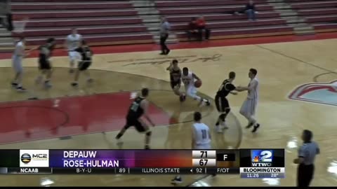 November 28, 2018 - College Basketball Highlights : Rose-Hulman vs. DePauw (Men's)
