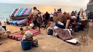 Palestinians flee to southern Gaza amid Israeli military operation