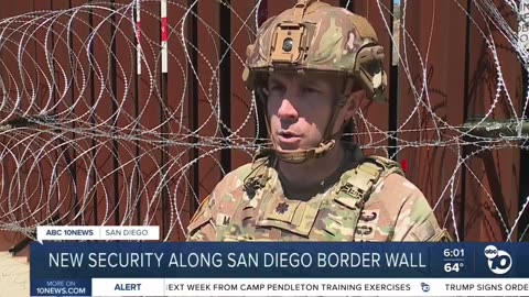 ABC News San Diego seems stunned over new security measures along San Diego