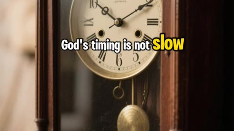 “God Is Not Late — He’s Waiting for You!”