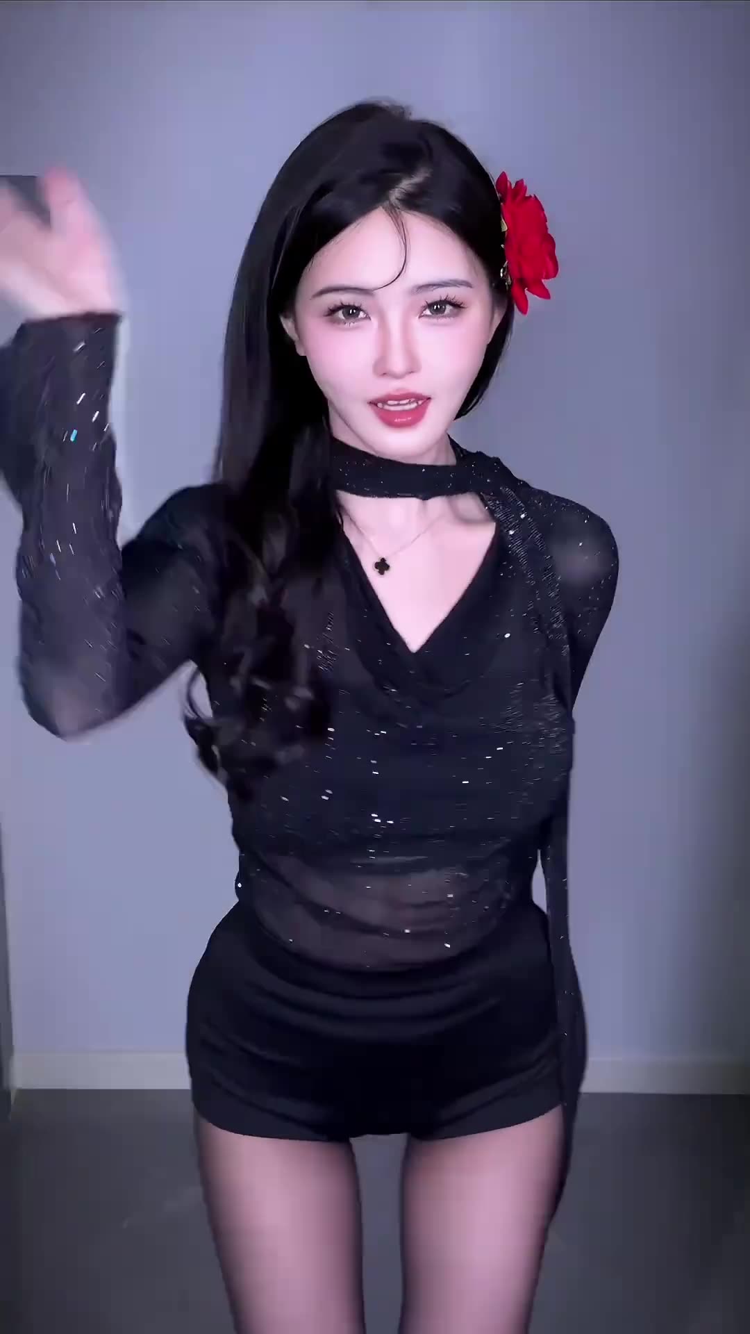 Flowing Ebony Mini Skirt Sensual Slow Dance | Daily Beauty EP 1303