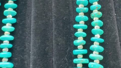 250516-5 Sleeping Beauty Turquoise Necklace: A Blue Symphony Around the Neck
