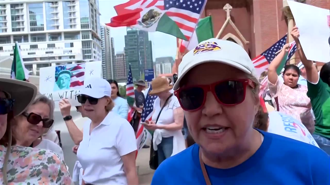 Thousands march in Texas against Trump's immigration policies