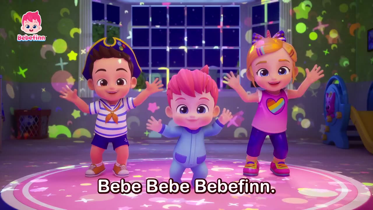 Happy Kids Dance! Bebefinn Song & Dance Time | Fun for Toddlers