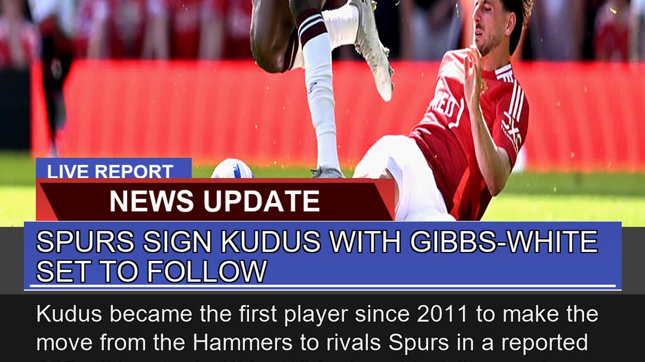 Spurs Sign Kudus with Gibbswhite Set to Follow